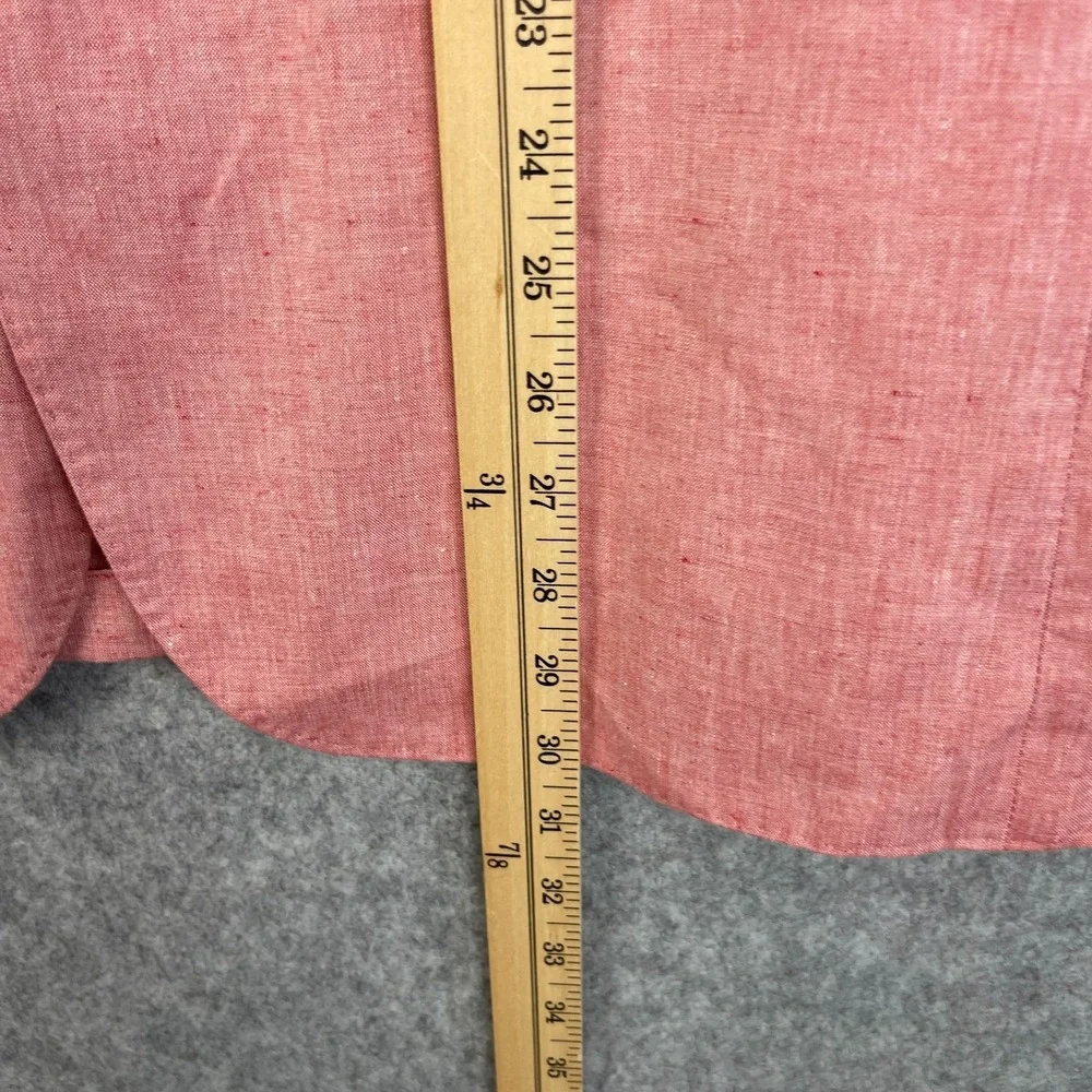 J Crew Suit Jacket Mens 40R Pink Ludlow Slim Unstructured Cotton Linen Somelos
